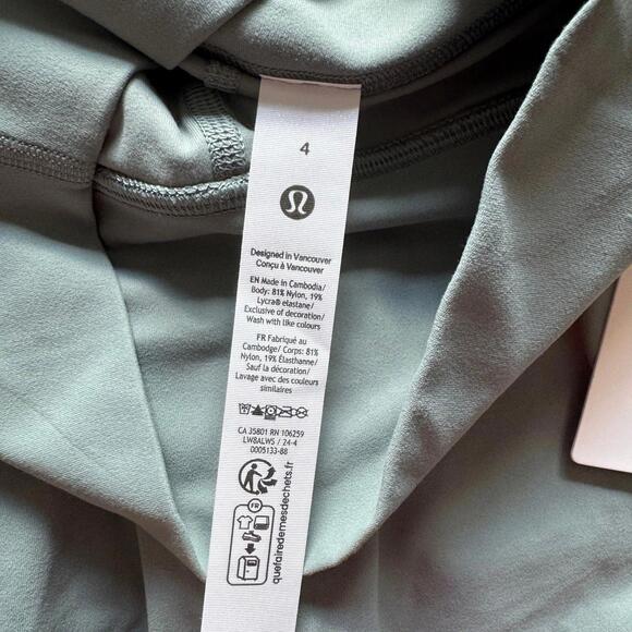 Lululemon Align Skirt High Rise Crater Blue Size 4 NWT - Picture 5 of 6